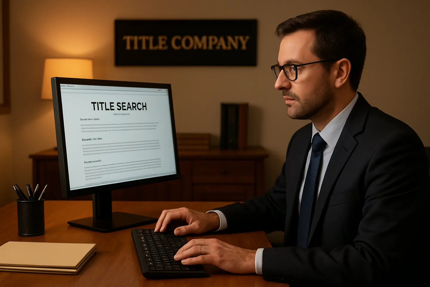 Title search for Alabama land sale