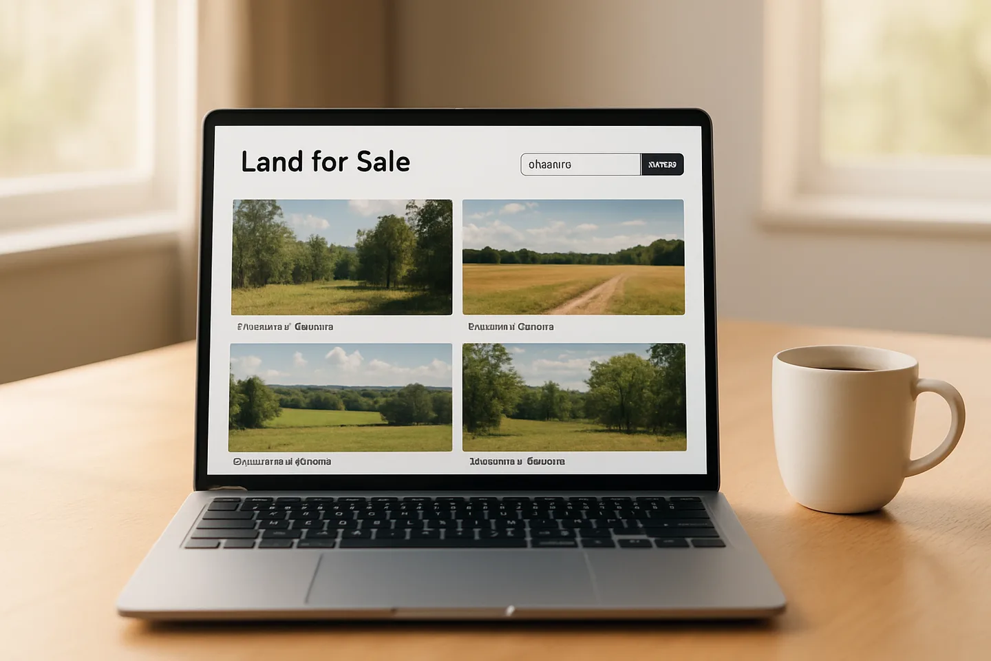 Rural Alabama property with pine trees - selling land online guide