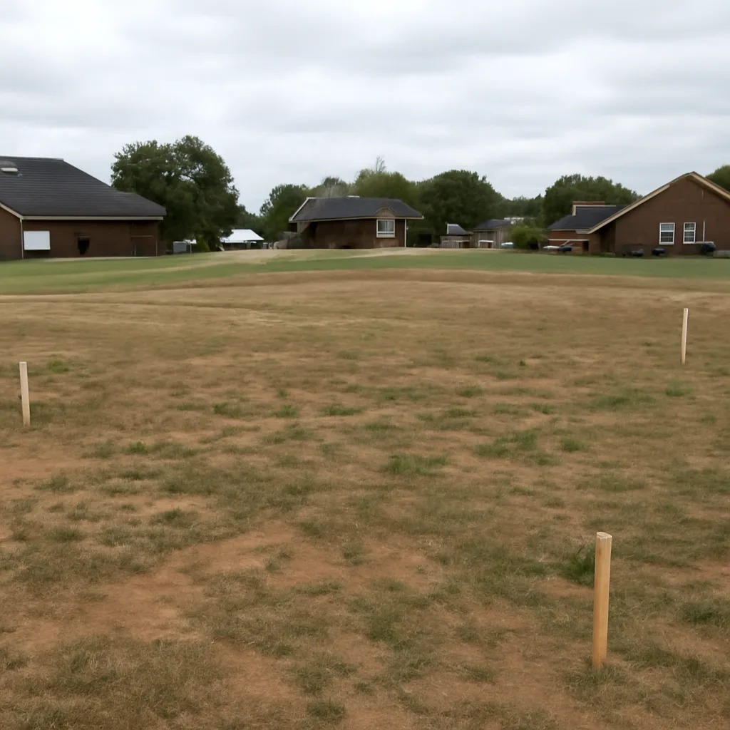 Cleared vacant residential lot for sale in Athens, Alabama