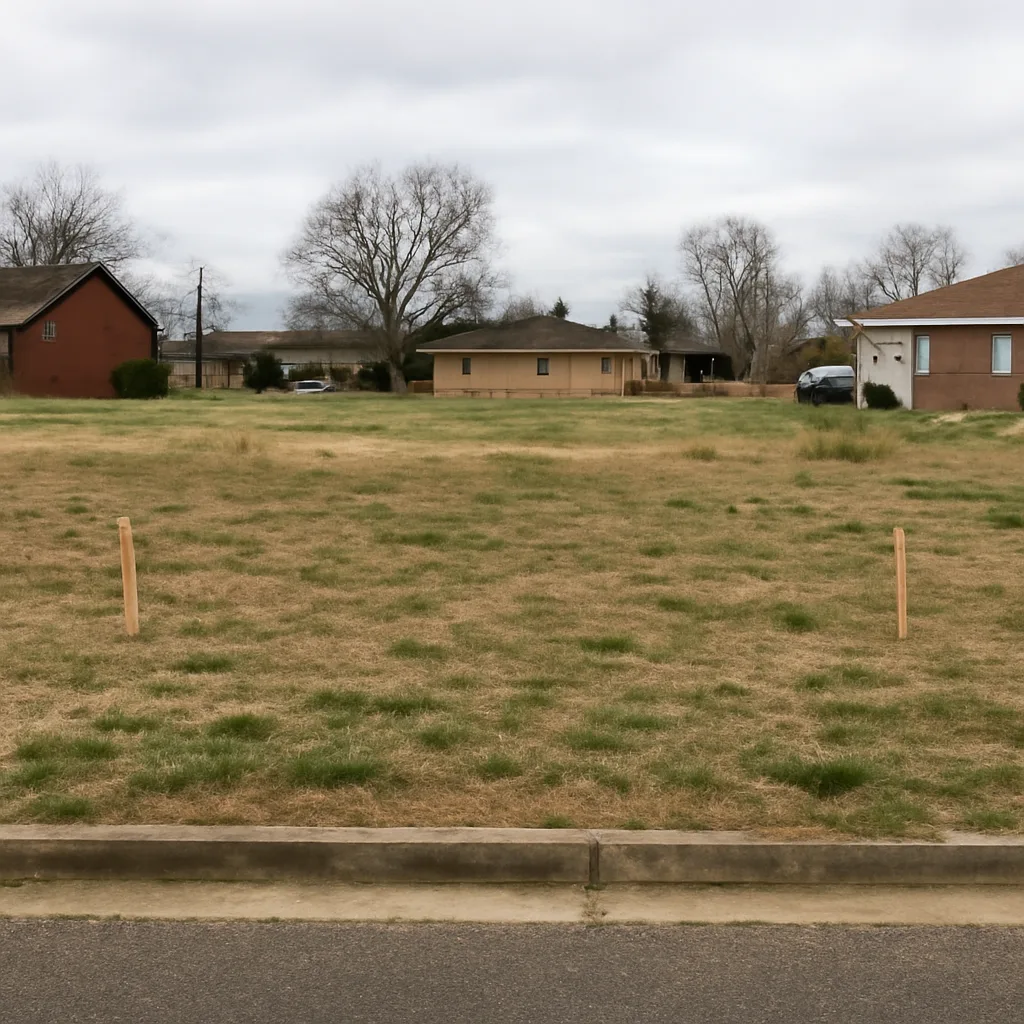 Cleared vacant residential lot for sale in Decatur, Alabama