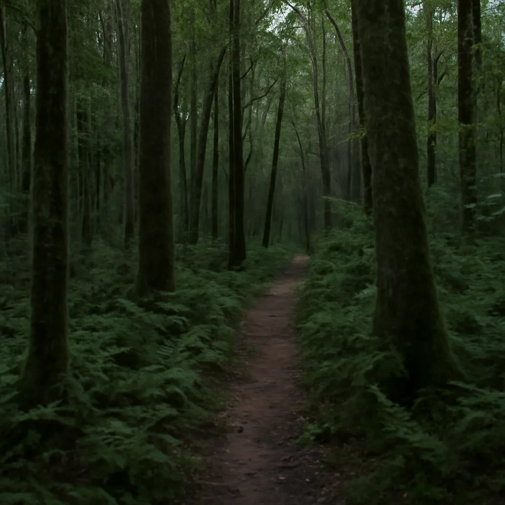 Wooded forest parcel in Mobile, Alabama